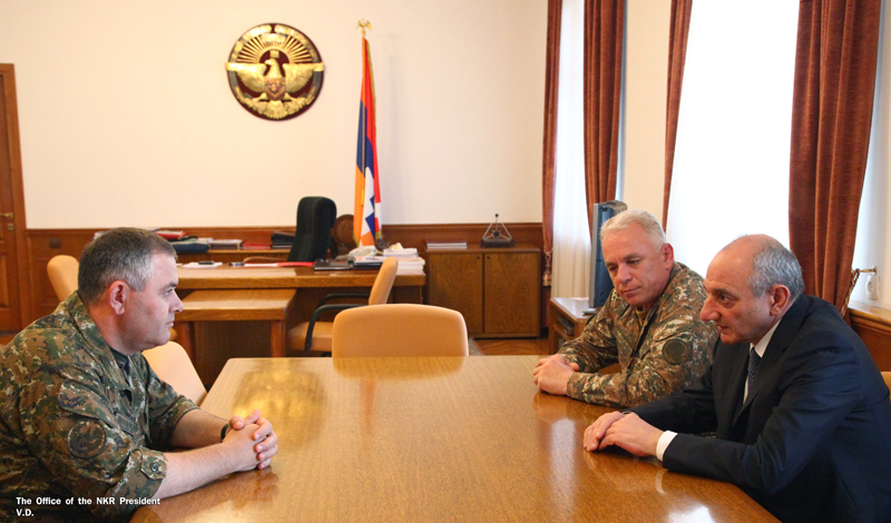 Bako Sahakyan received head of the General Staff of the Republic of Armenia Armed Forces