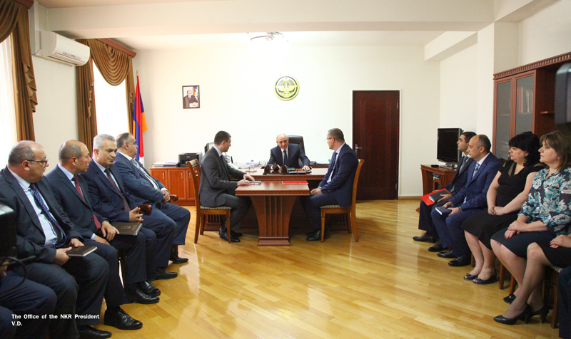 Artsakh President visited office of minister of state and the ministry of finance