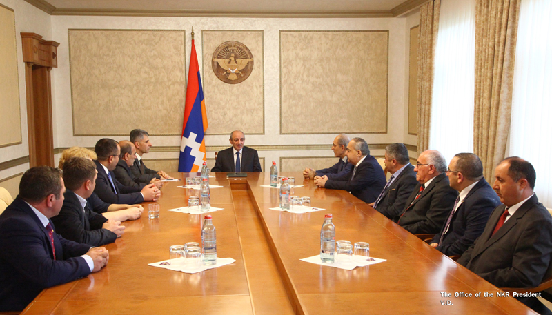 Bako Sahakyan held meetings with leaders and representatives of parties