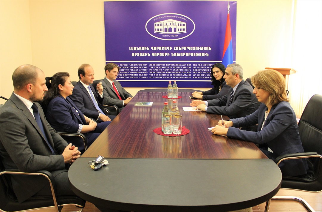 Foreign Minister of Artsakh receives member of the board of trustees of The HALO Trust