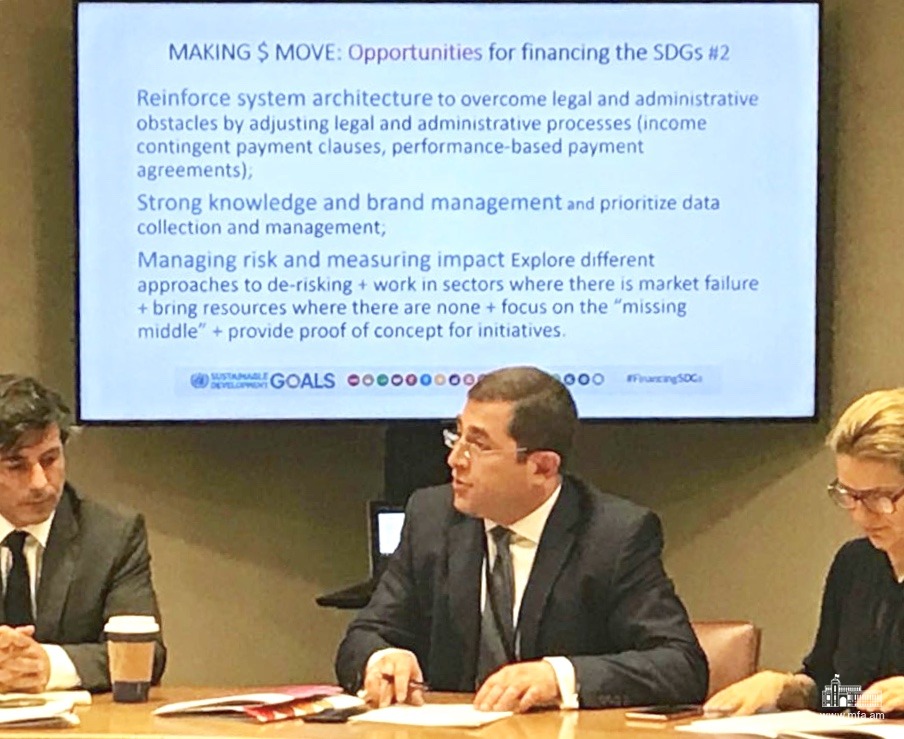 Armenia Highlighted in a panel on Sustainable Development Goals at the United Nations