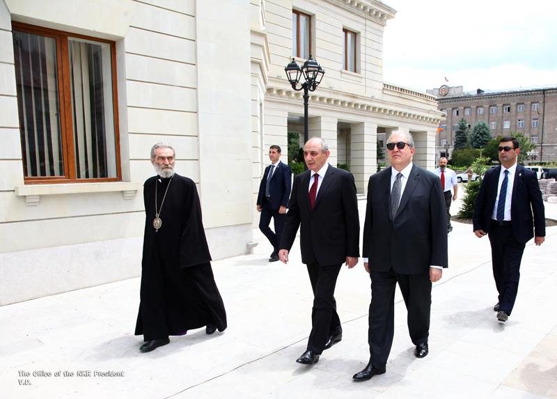 Artsakh President met with Armen Sarkissian