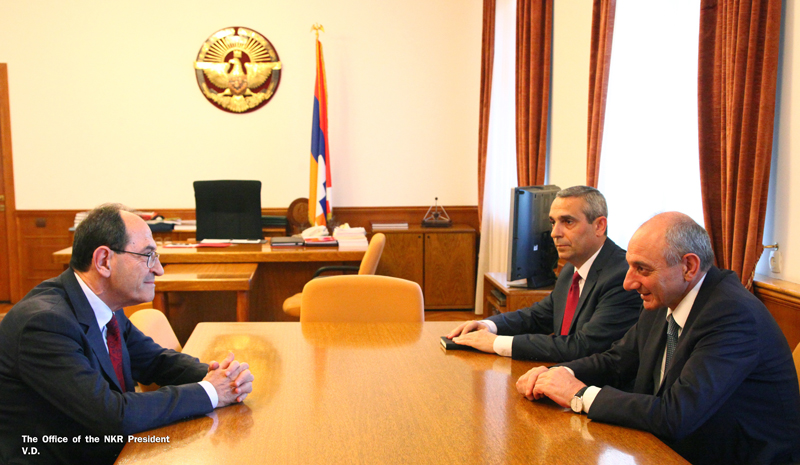 Bako Sahakyan received deputy foreign minister of Armenia