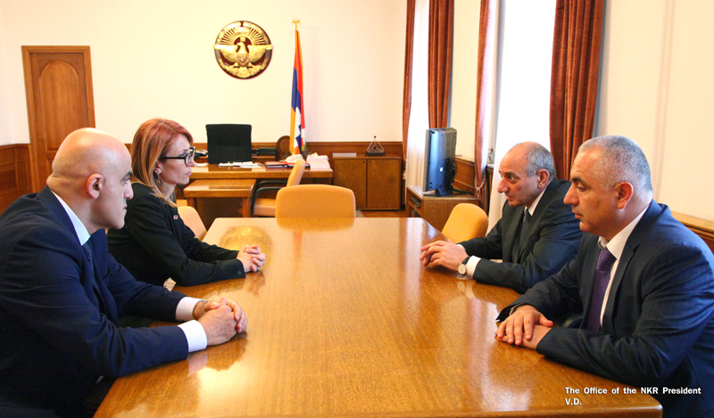 Artsakh President received Armenian minister of labor and social affairs Mane Tandilyan