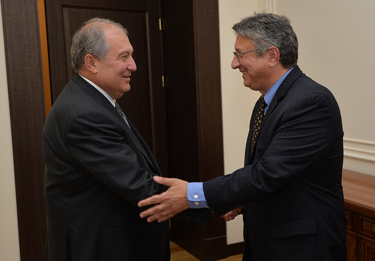 President Armen Sarkissian received delegation of the Armenian Assembly of America
