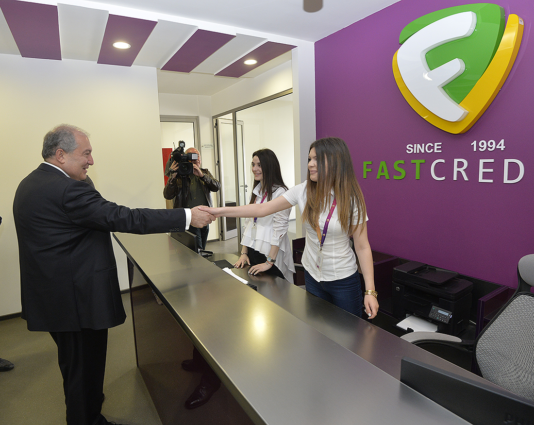 President Sarkissian visited Soft Construct Company