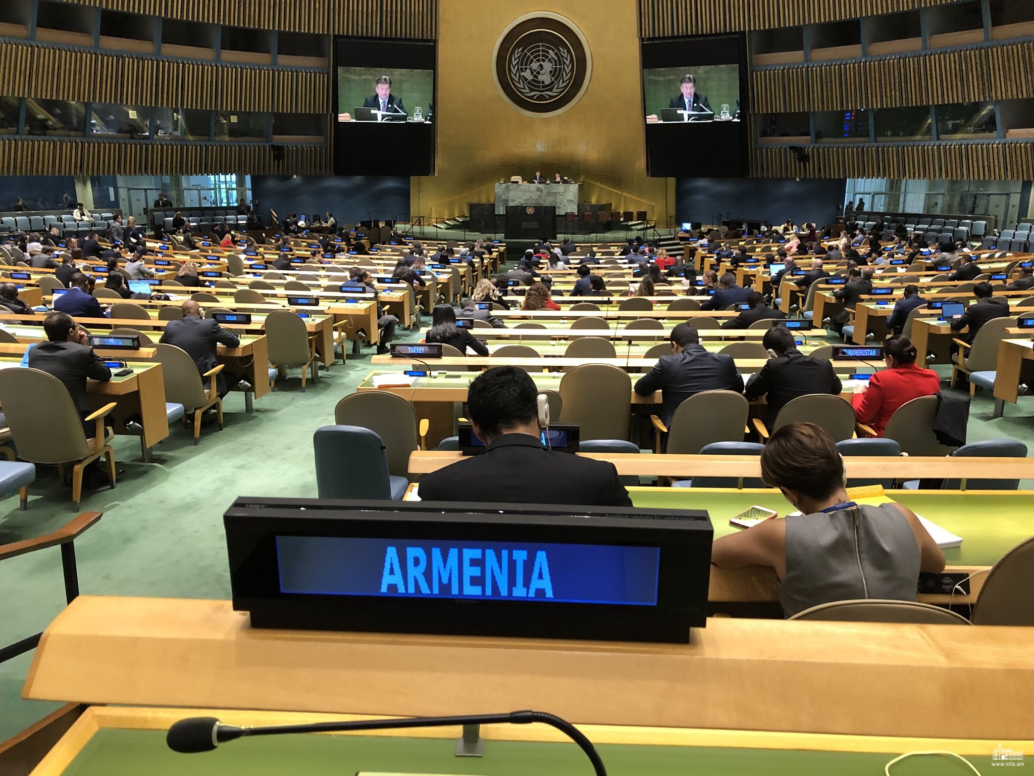 Armenia Elected to the UN Economic and Social Council (ECOSOC)