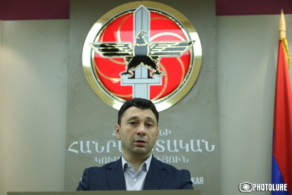 Eduard Sharmazanov expects addressed statement by the international community