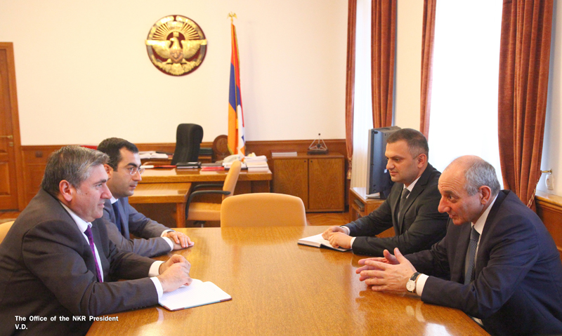 Bako Sahakyan received Armenian minister of agriculture