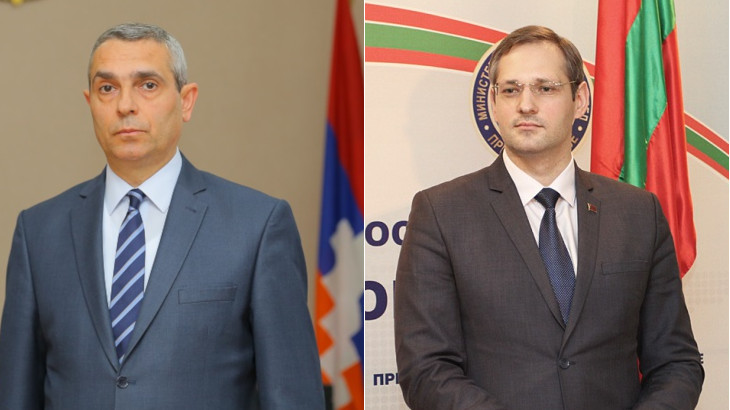 Minister of Foreign Affairs of Pridnestrovie congratulated on the 25th anniversary of the establishment of the MFA of the Republic of Artsakh