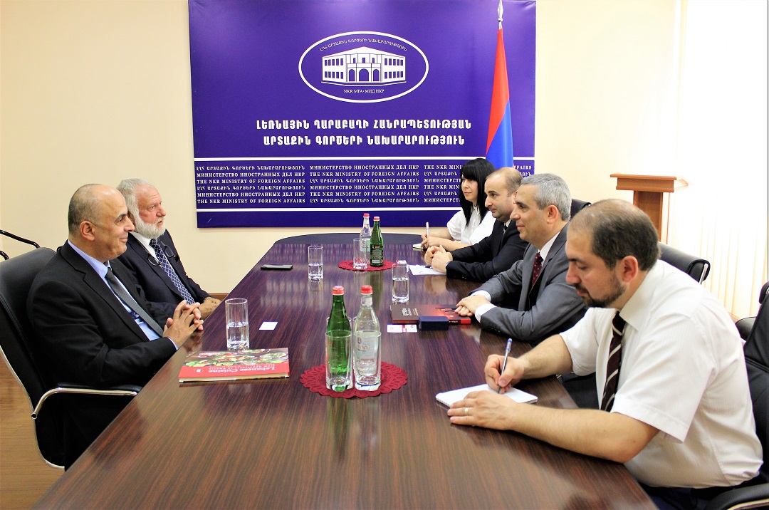 Foreign Minister of Artsakh received prominent businessman from Lebanon