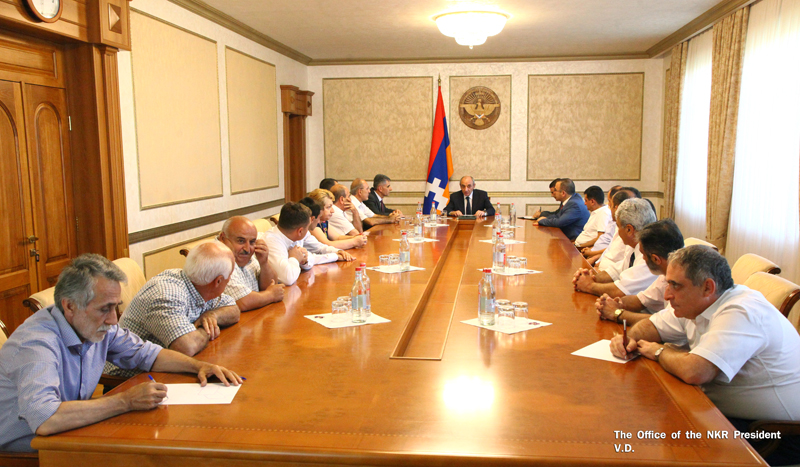 Artsakh President started series of meetings with the representatives of the country’s political, public sphere