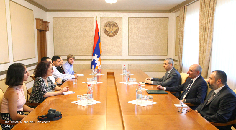 Bako Sahakyan met with American students of Armenian origin