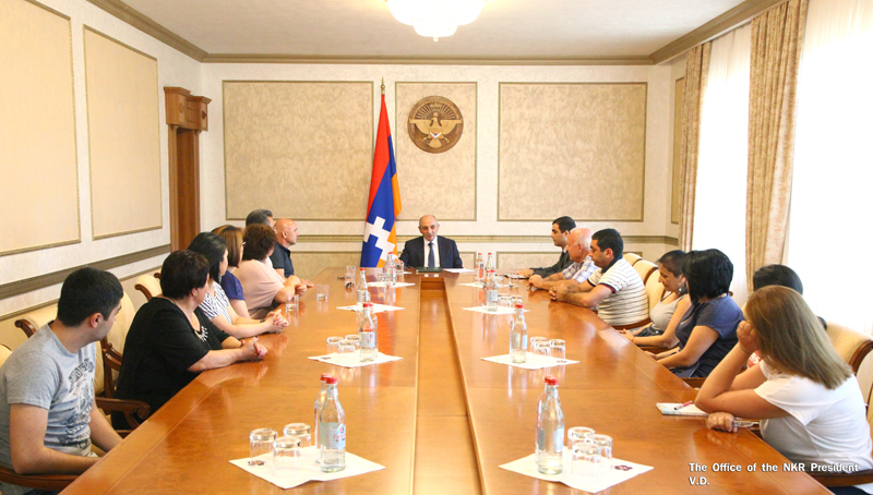 Bako Sahakyan had meeting with representatives of Artsakh Republican Party