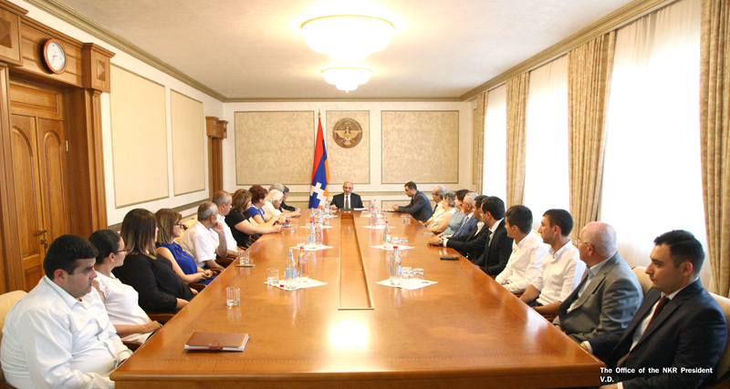 Bako Sahakyan had meetings with a group of representatives of NGOs