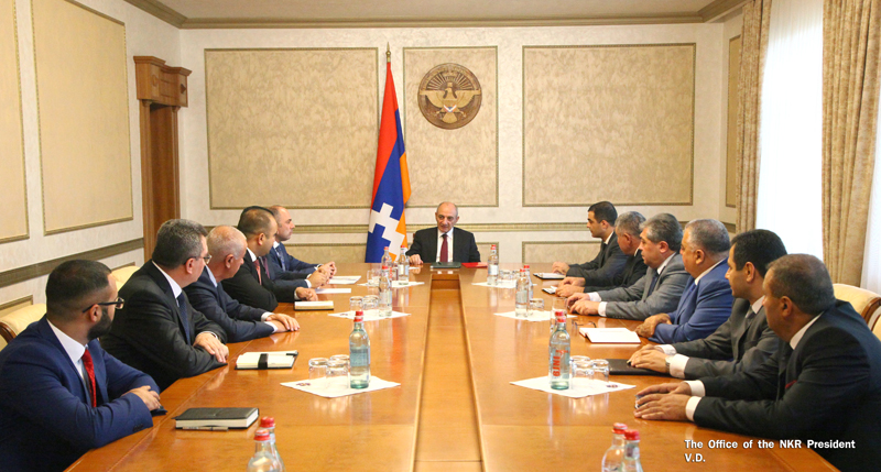 Bako Sahakyan had a meeting with representatives of the industrial infrastructures sphere
