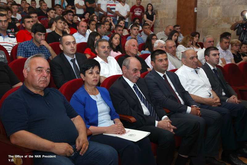 Bako Sahakyan partook at the founding congress of the ‘Artsakh Sportsmen Union’ organization