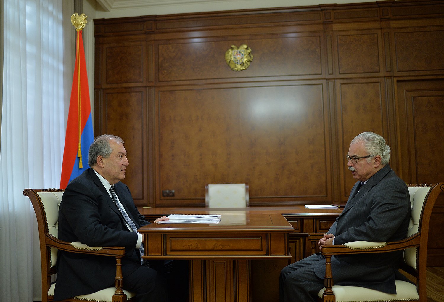 President Armen Sarkissian received Bedros Terzian