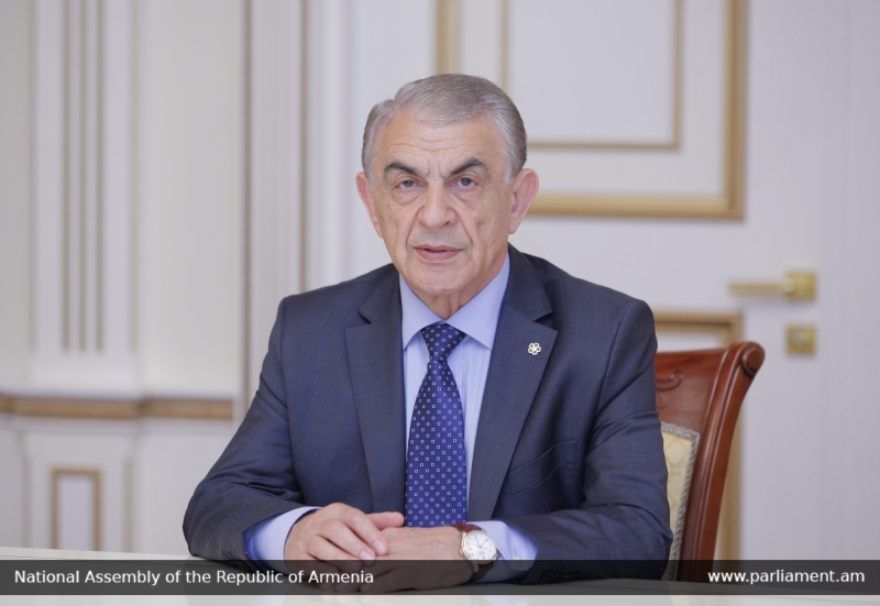 Ara Babloyan extends his condolences to President of Hellenic Parliament
