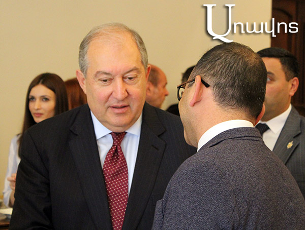 ‘I have had no profit in Amulsar project and no connection with ‘Lydian’ company’: Armenian President Armen Sarkissian