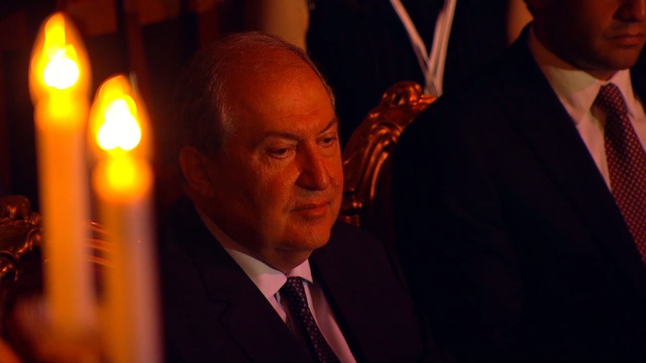 President Sarkissian attended the gala-concert dedicated to the closing of the World Cup