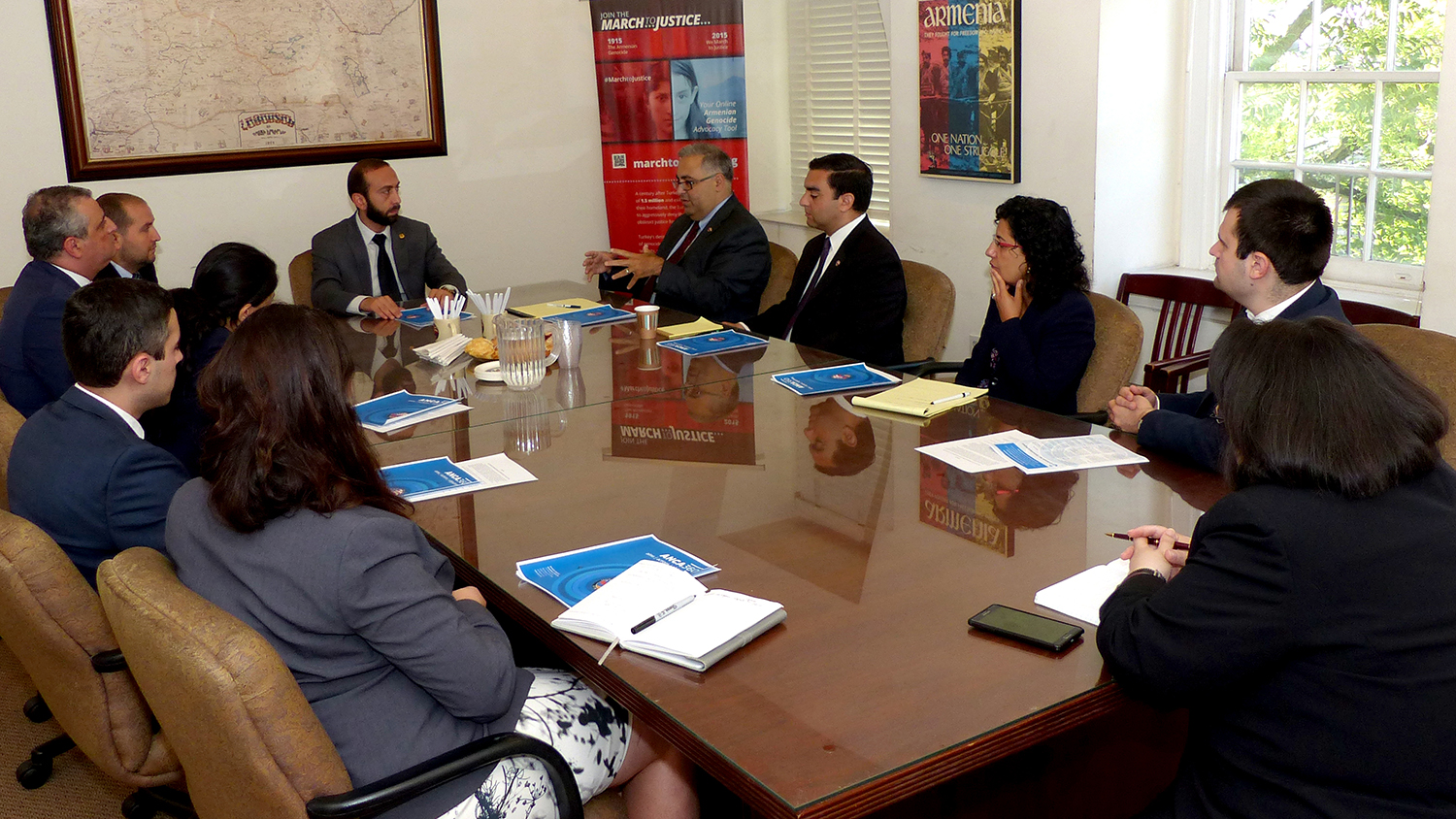 ANCA discusses policy priorities with Armenia’s First Deputy Prime Minister Ararat Mirzoyan