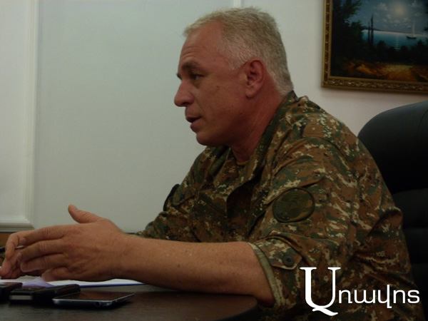 New safer lodgings set up in military positions: Levon Mnatsakanyan