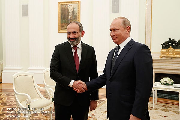 Putin congratulates Pashinyan on appointment as Armenia’s Prime Minister