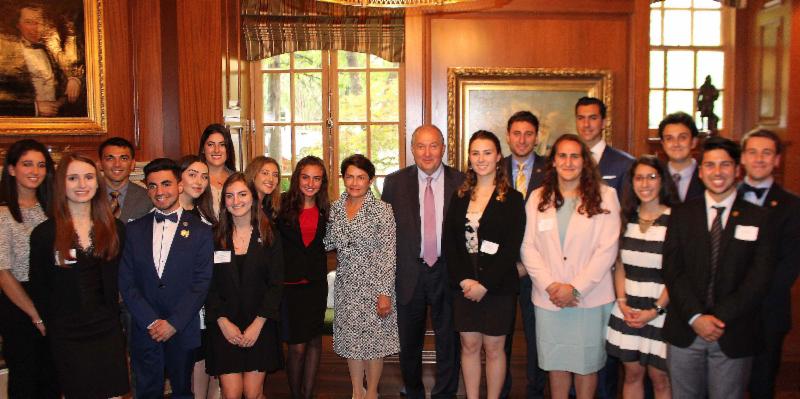 President of Armenia meets with Armenian Assembly interns