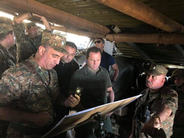 Armenia’s Defense Minister visits south-western borderline