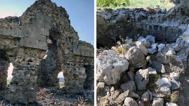 Treasure hunters seriously damage ancient church in Kars: Ermenihaber