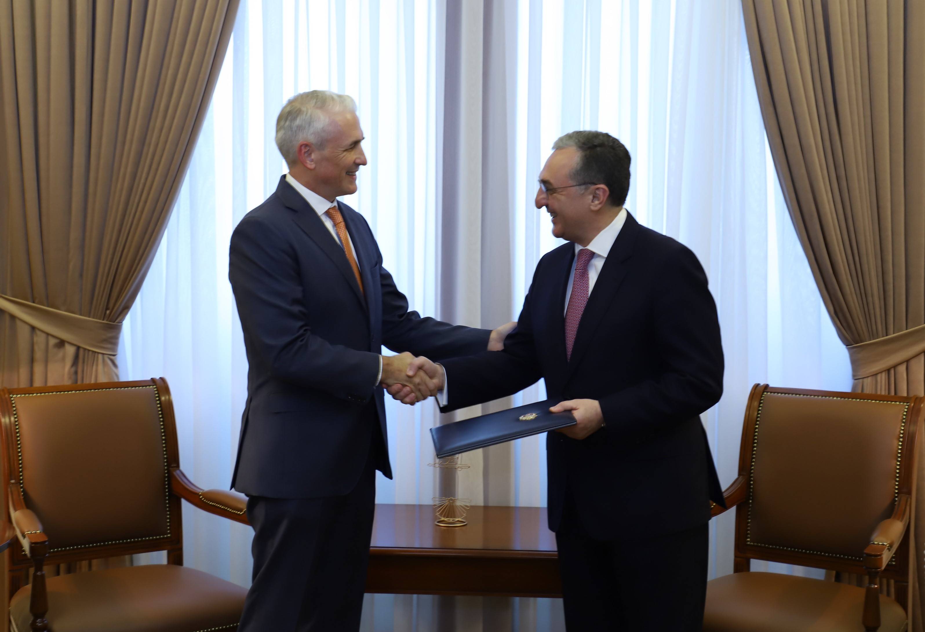 Foreign Minister of Armenia received the newly appointed Permanent Representative of the UN Population Fund