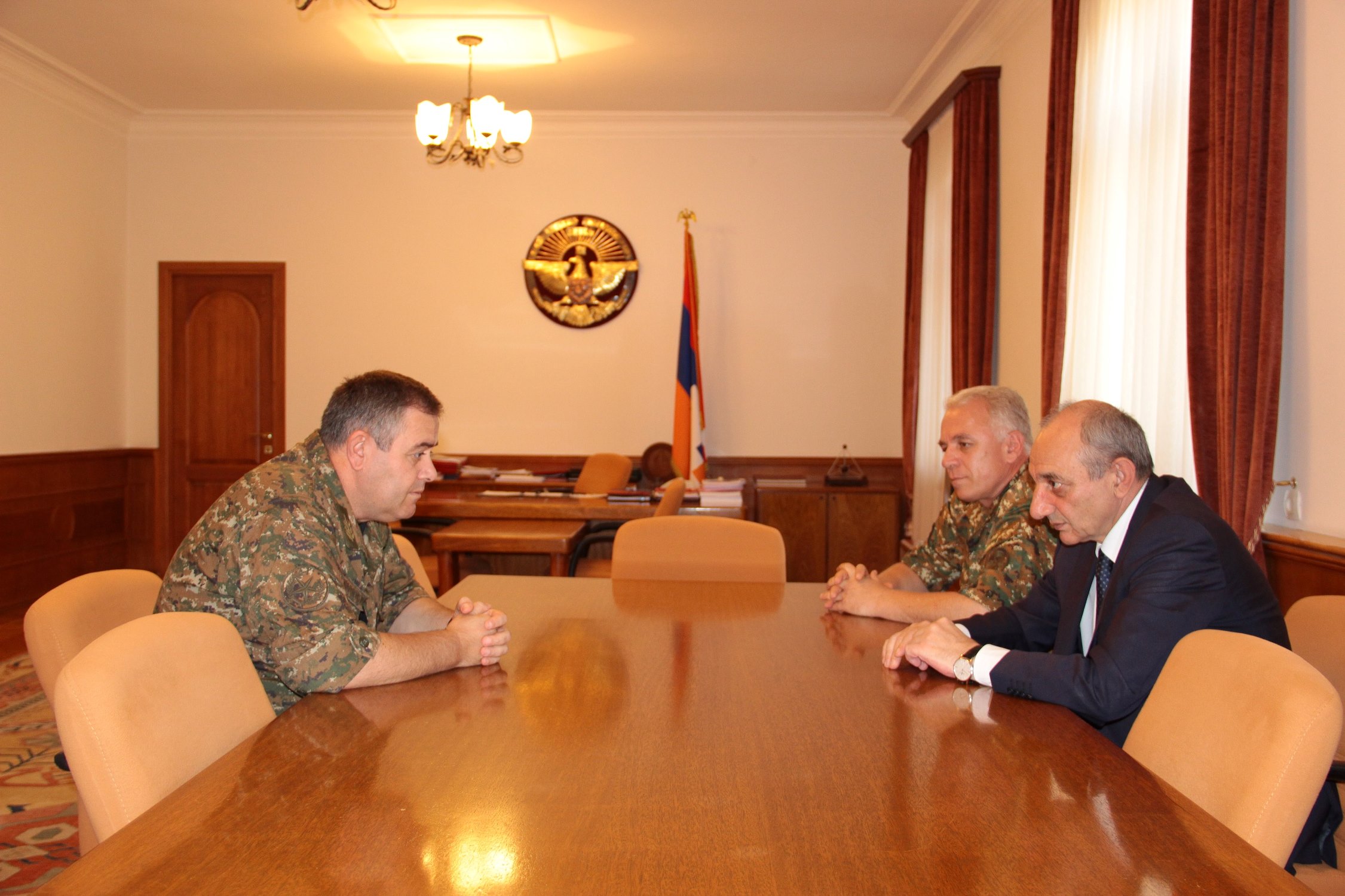 Bako Sahakyan received head of the General Staff of Armenia’s Armed Forces