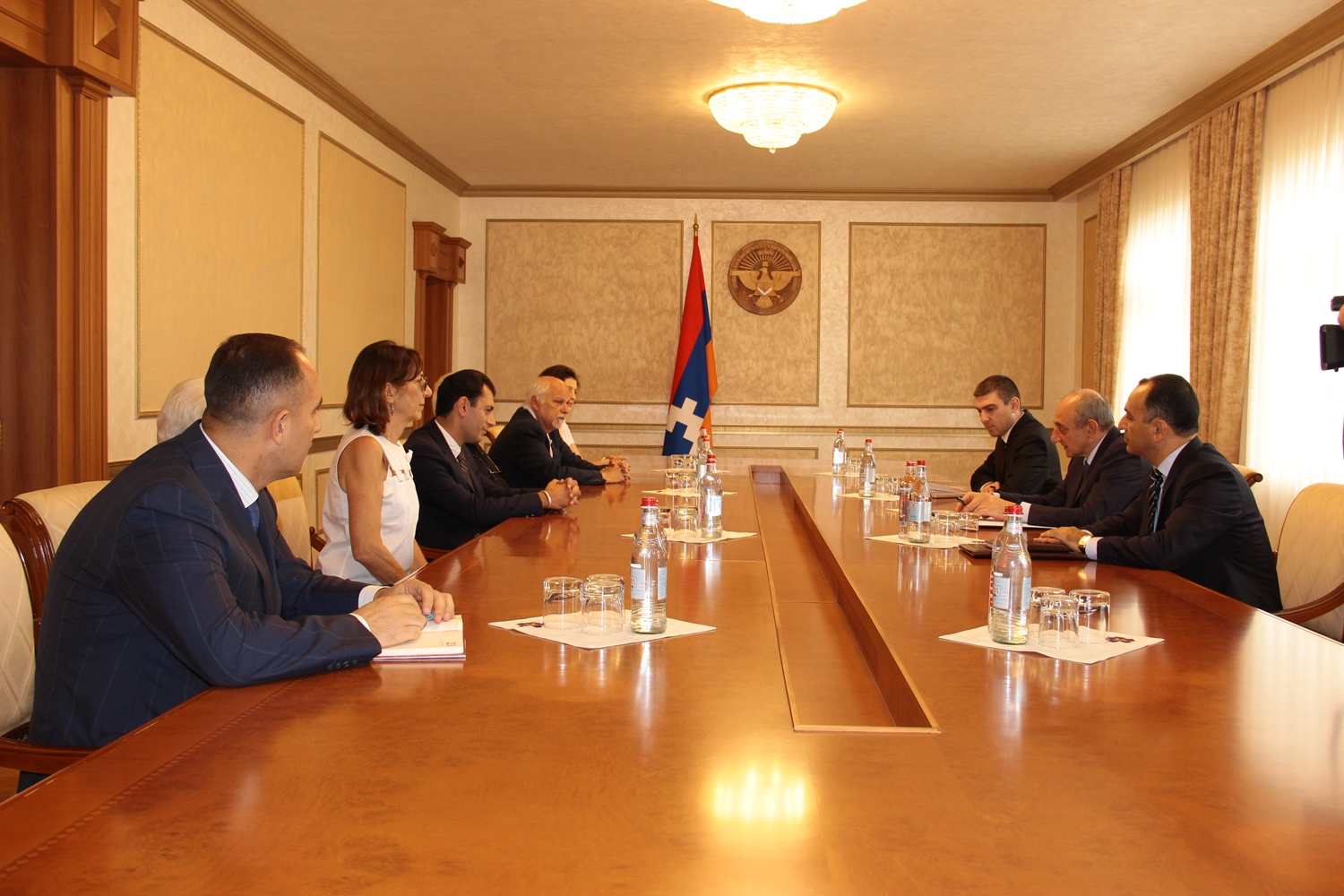 Bako Sahakyan received delegation of ‘Hayastan’ All-Armenian Fund