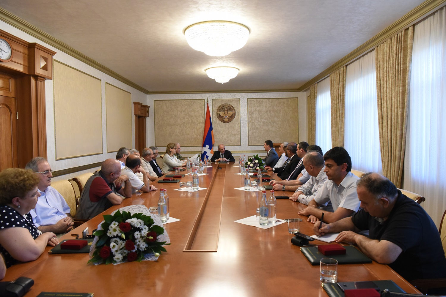 Bako Sahakyan received the delegation of the Public Council under the Armenian defense minister