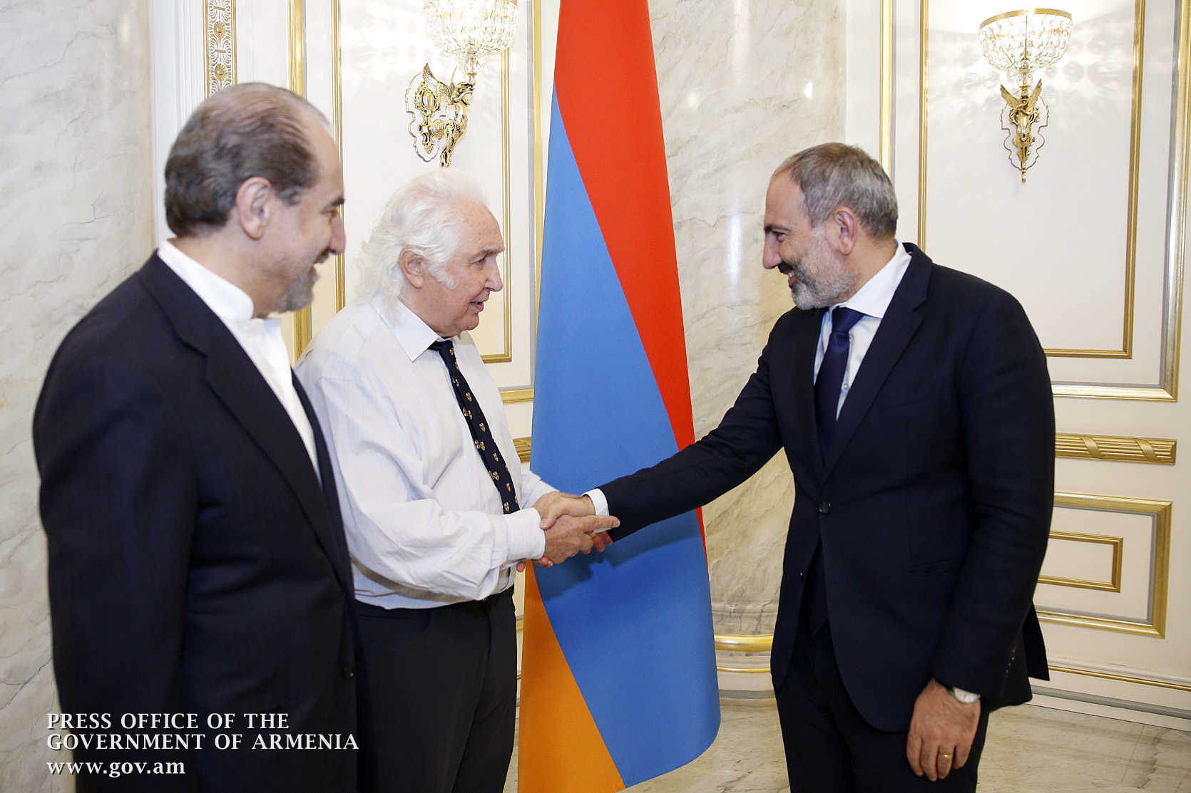 PM receives Garo Armen and Tony Shafraz