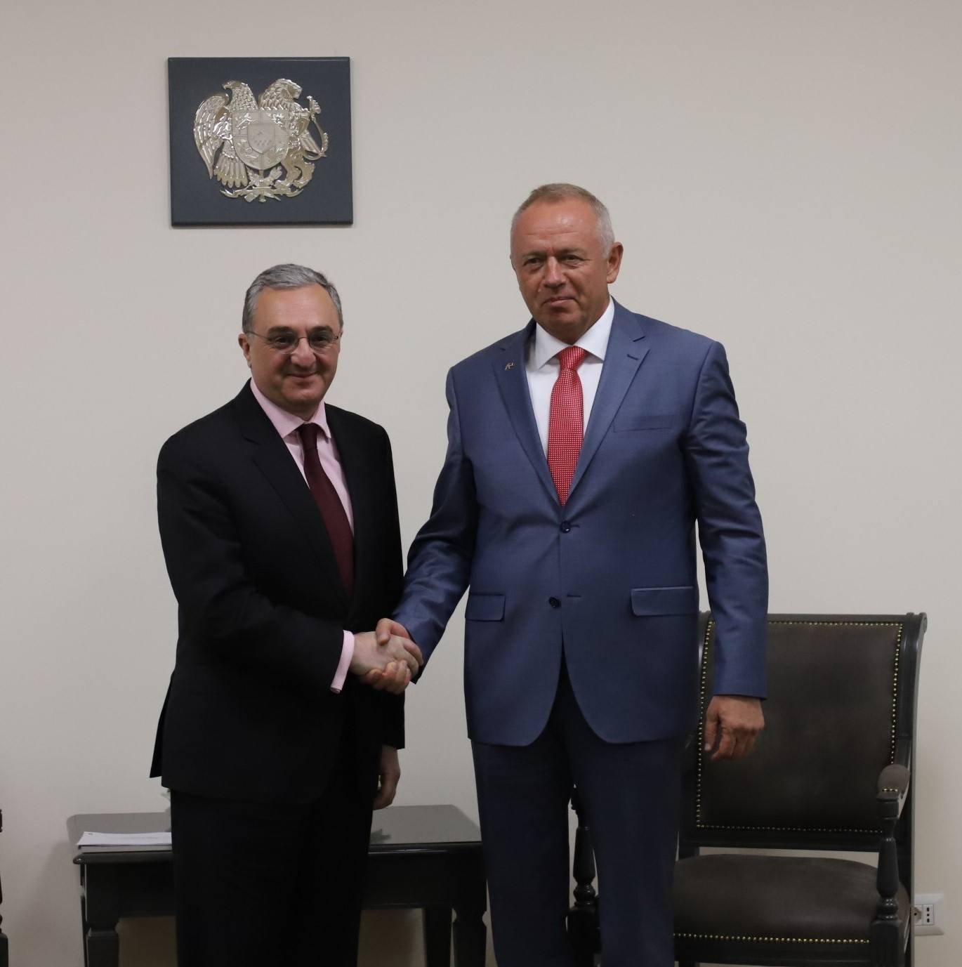 Meeting of Minister of Foreign Affairs with the Deputy Minister of Defense of Russia