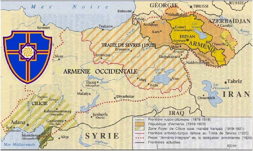 The Western Armenia filed territorial claims against Turkey