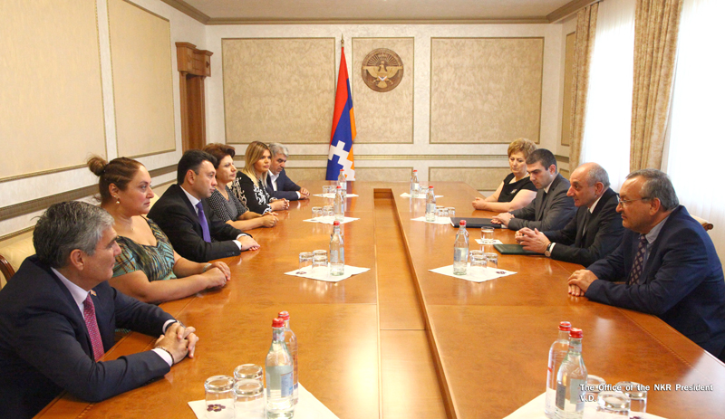 Bako Sahakyan received delegation of Armenian National Assembly