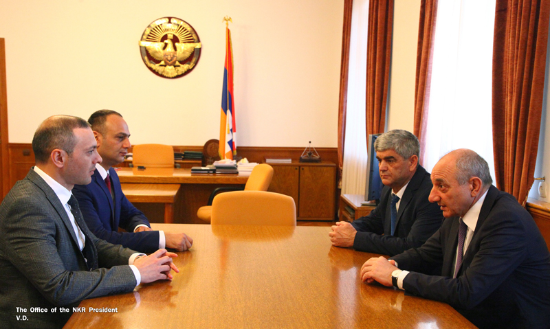 Bako Sahakyan received secretary of Armenia’s Security Council