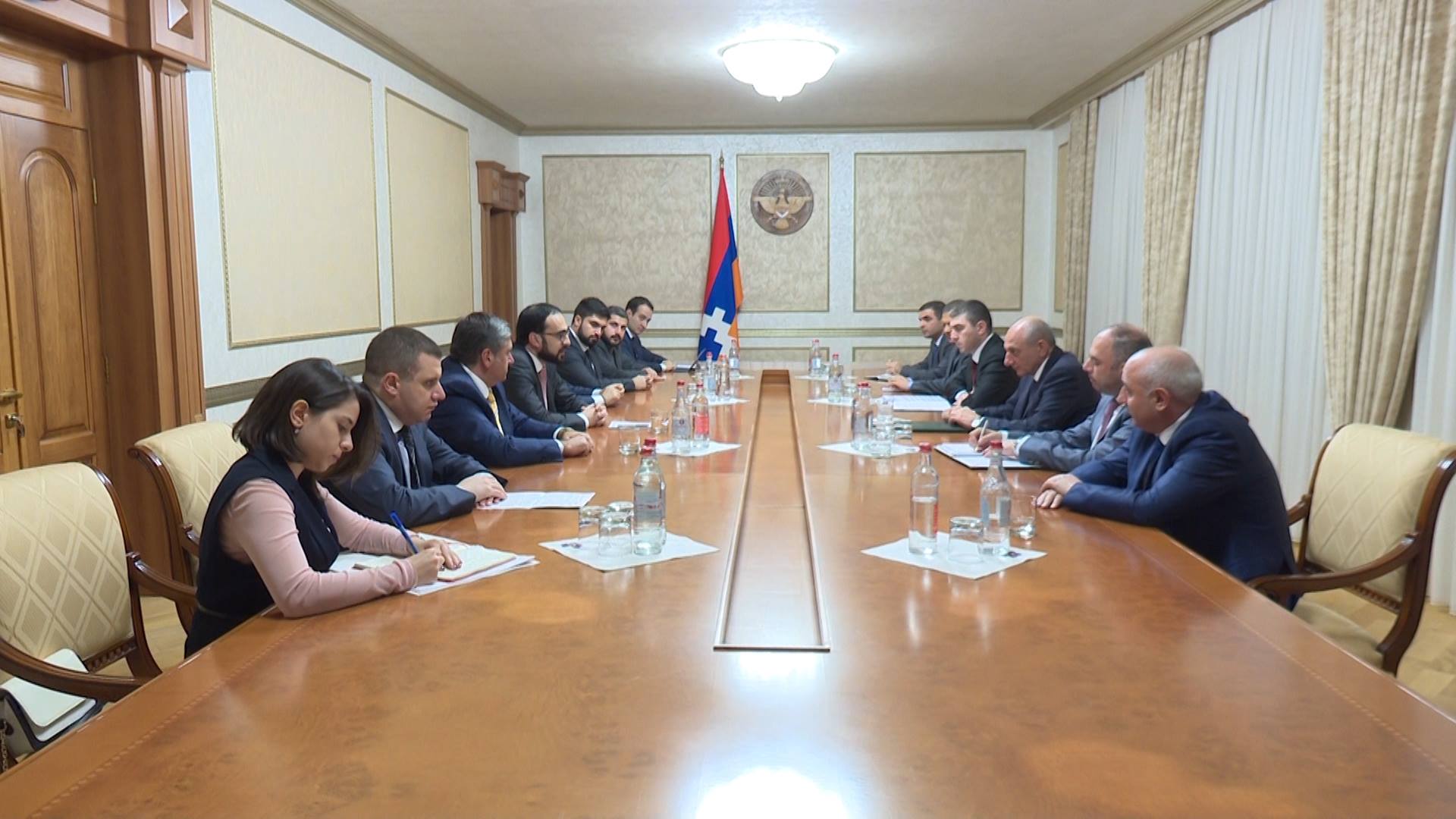 Bako Sahakyan met with the Republic of Armenia deputy premier Tigran Avinyan