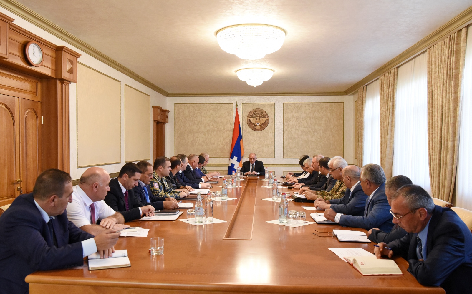 Bako Sahakyan convened a consultation devoted to the process of the periodical training muster