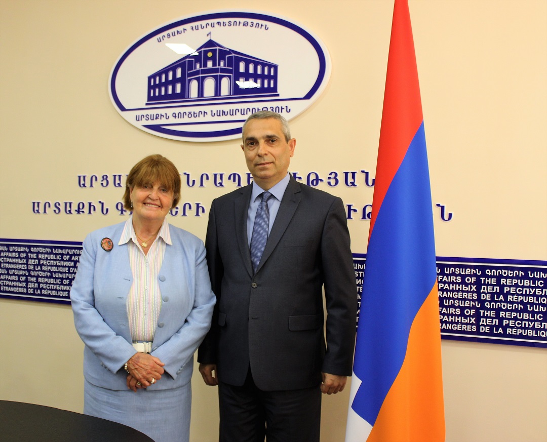 Artsakh Foreign Minister Received Baroness Caroline Cox