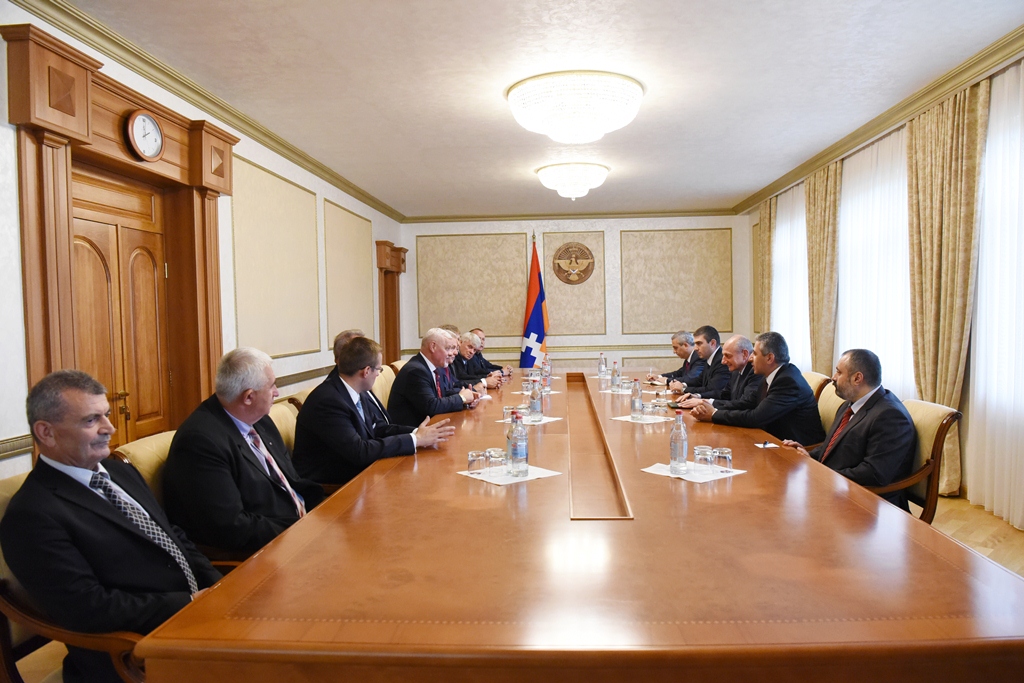 Bako Sahakyan received the delegation of the Polish Wolomin County
