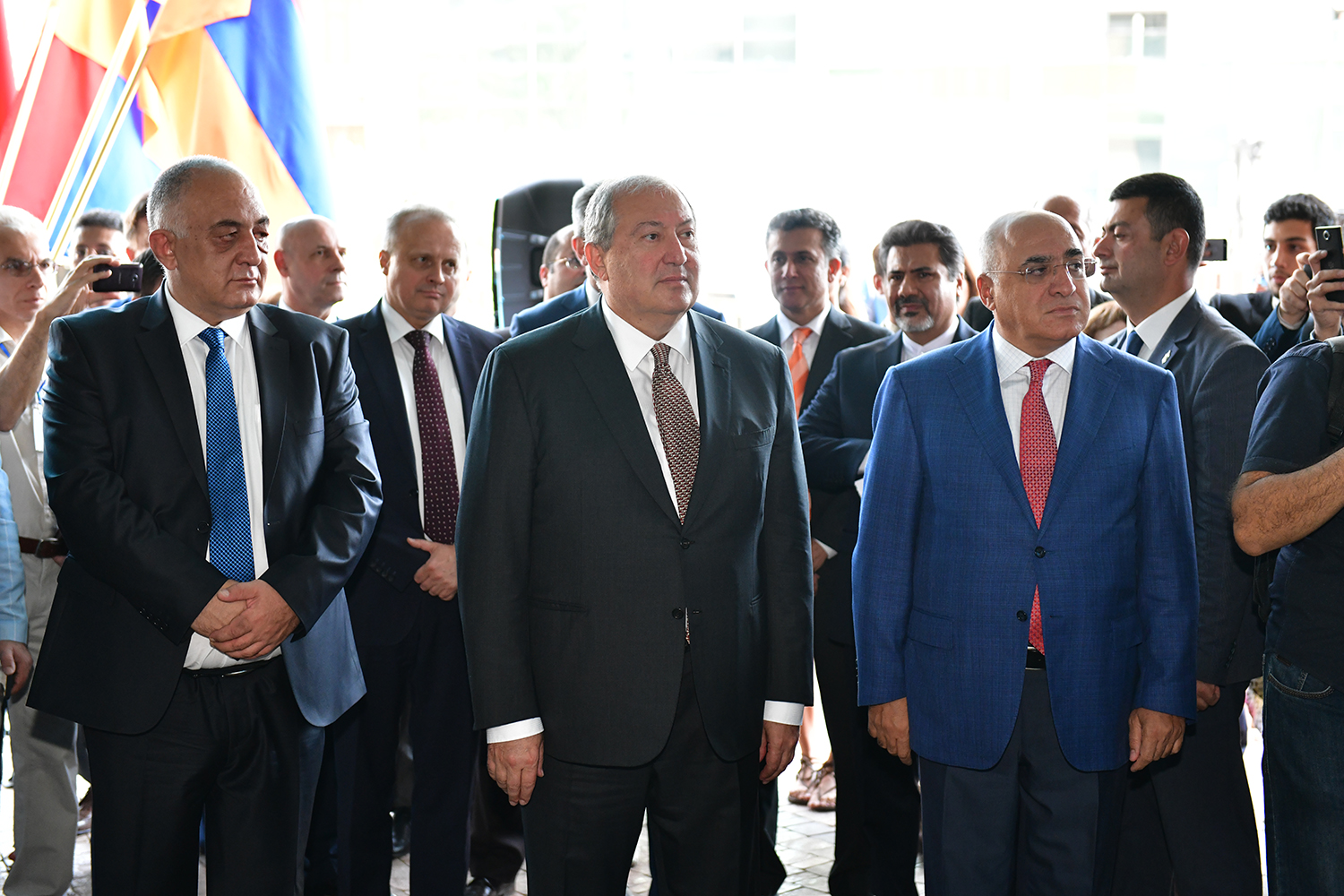 President Sarkissian attended the opening of the Armenia Expo-2018 exhibition