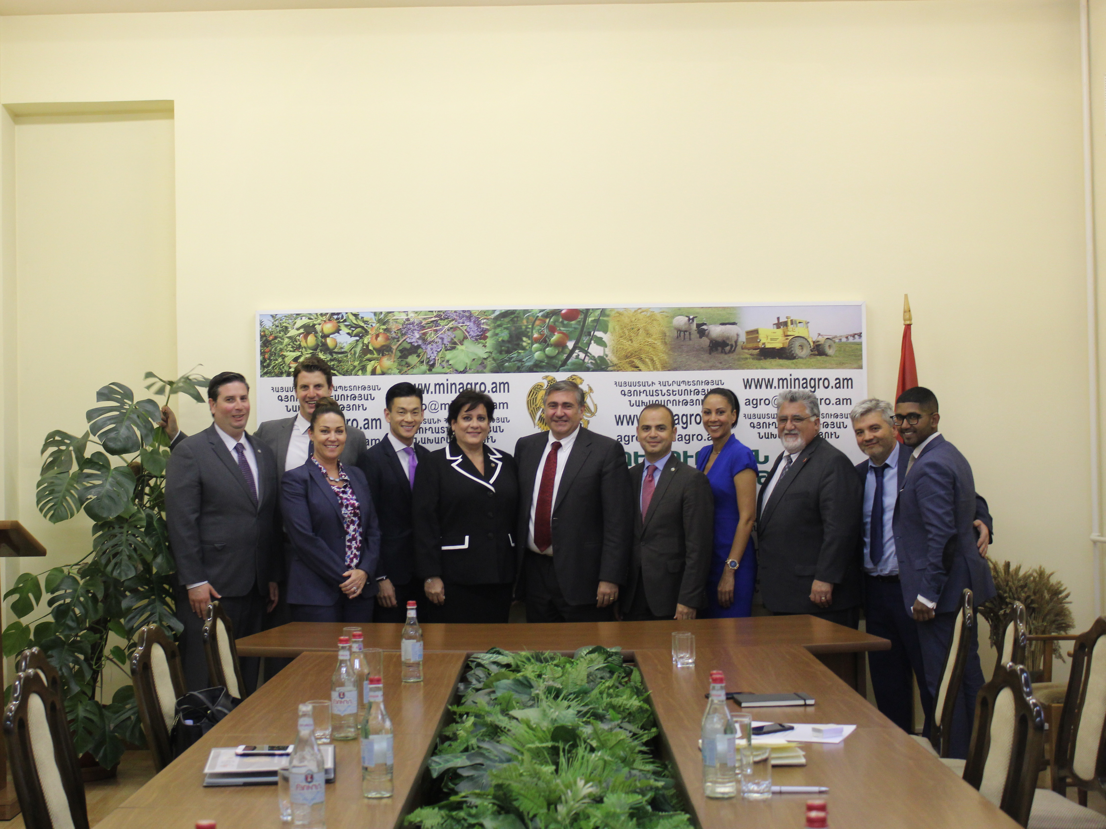 ANC-WR Delegation Meets with Armenia’s Minister of Agriculture