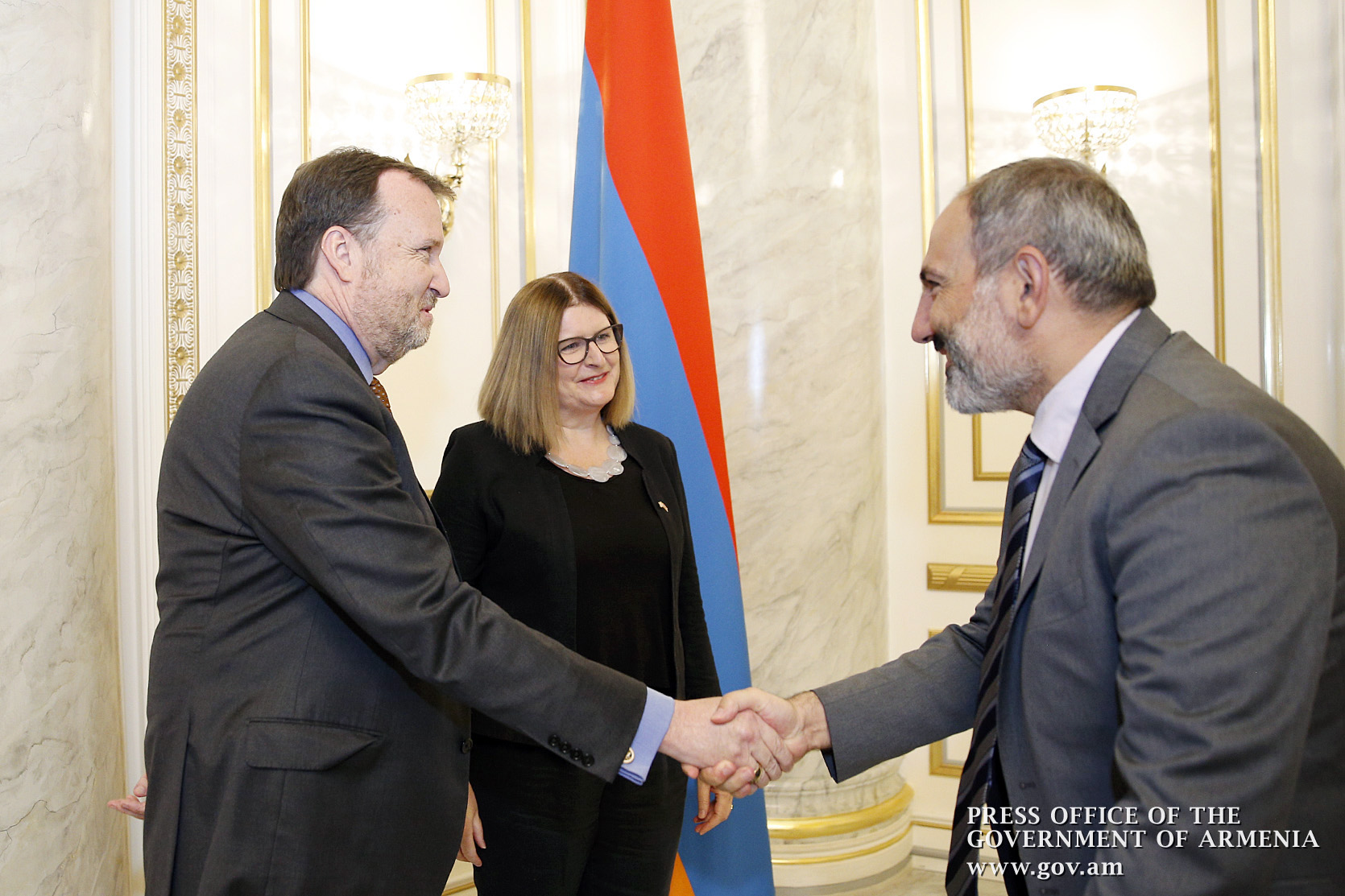 Prime Minister receives U.S. and UK Ambassadors to Armenia