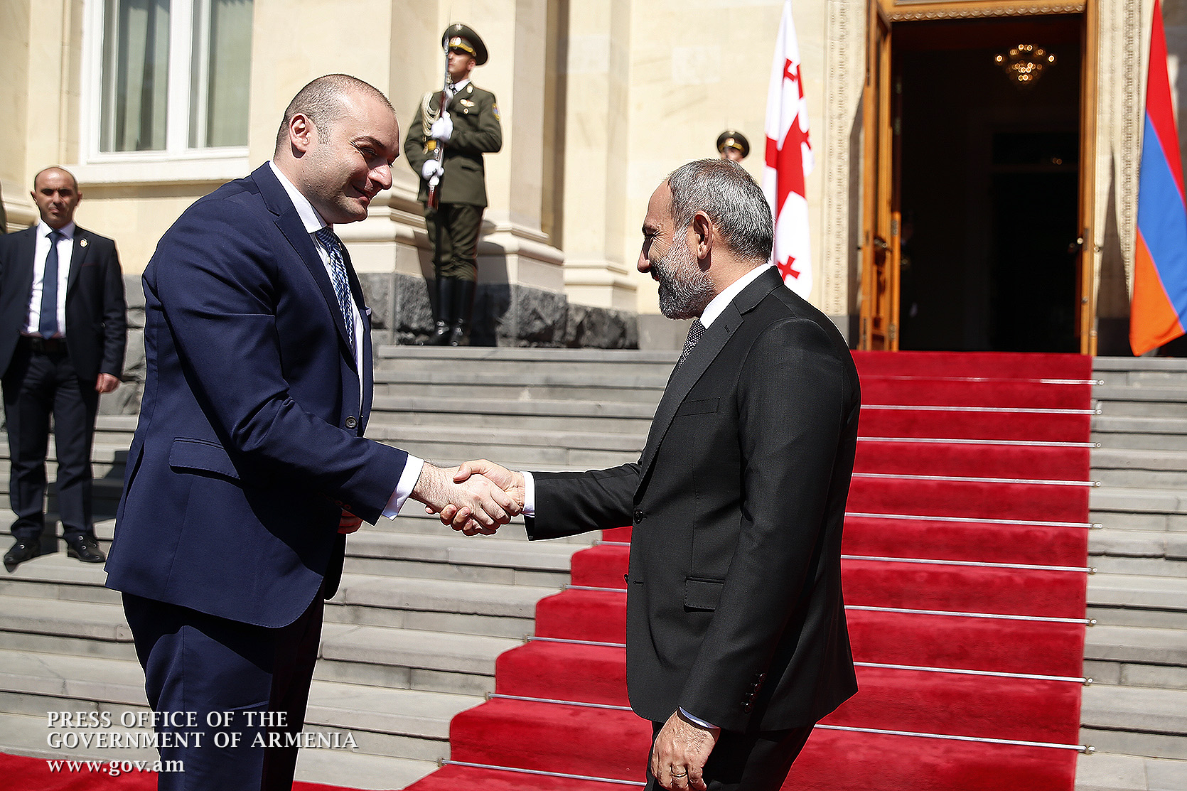 Armenian and Georgian Prime Ministers hold high-level talks in Yerevan
