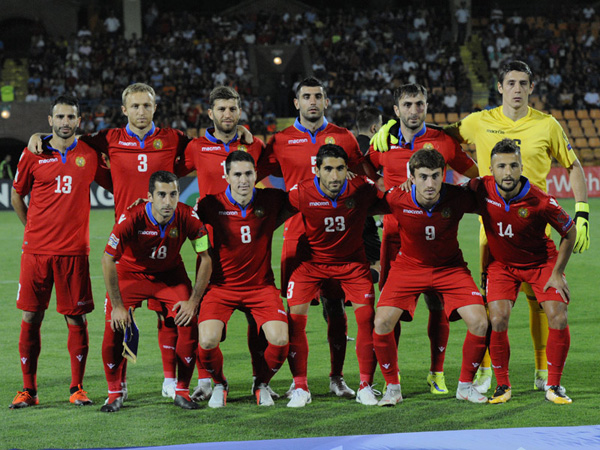 Armenian team in 100th place on FIFA ranking