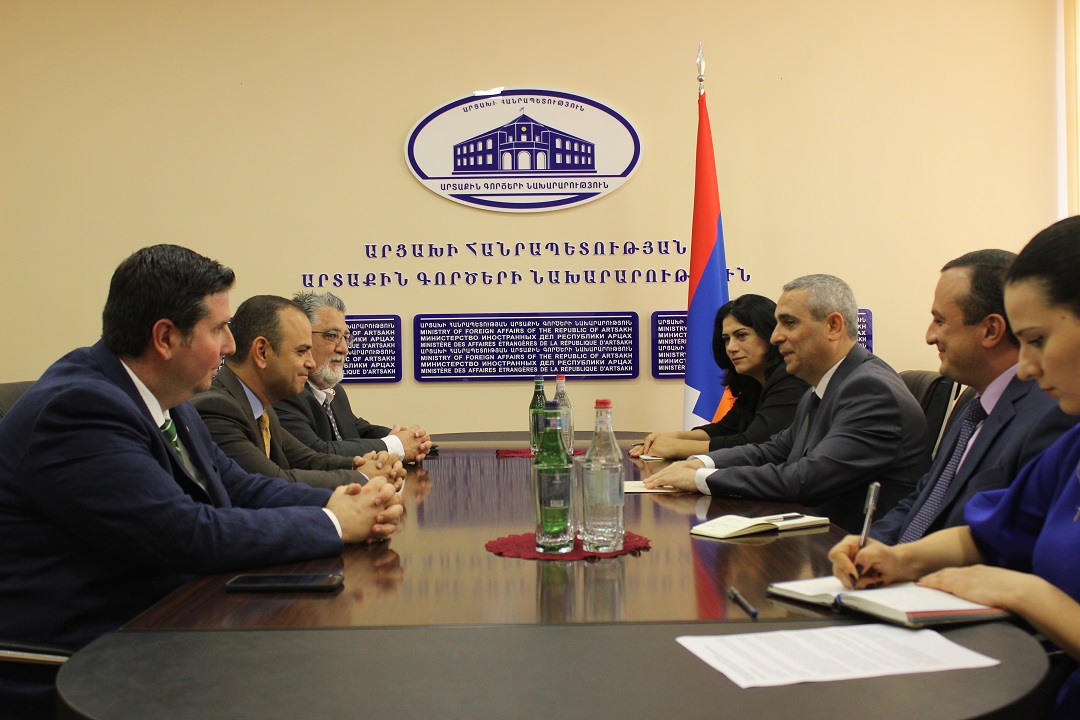The Foreign Minister of Artsakh Received   the Delegation of California